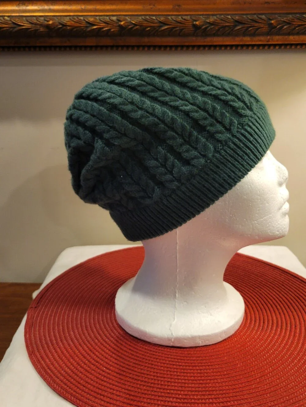🌿EUC~Duluth Trading Co Teal Cable Knit Beanie